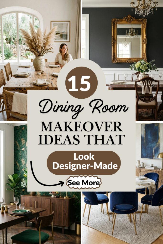 15 Dining Room Makeover Ideas That Look Designer-Made