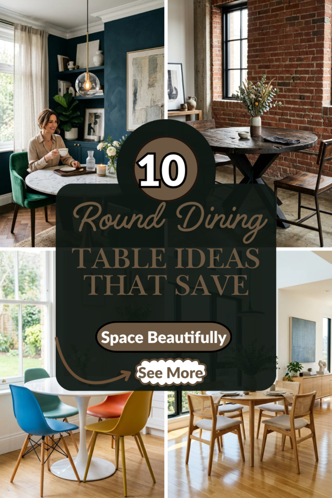 10 Round Dining Table Ideas That Save Space Beautifully