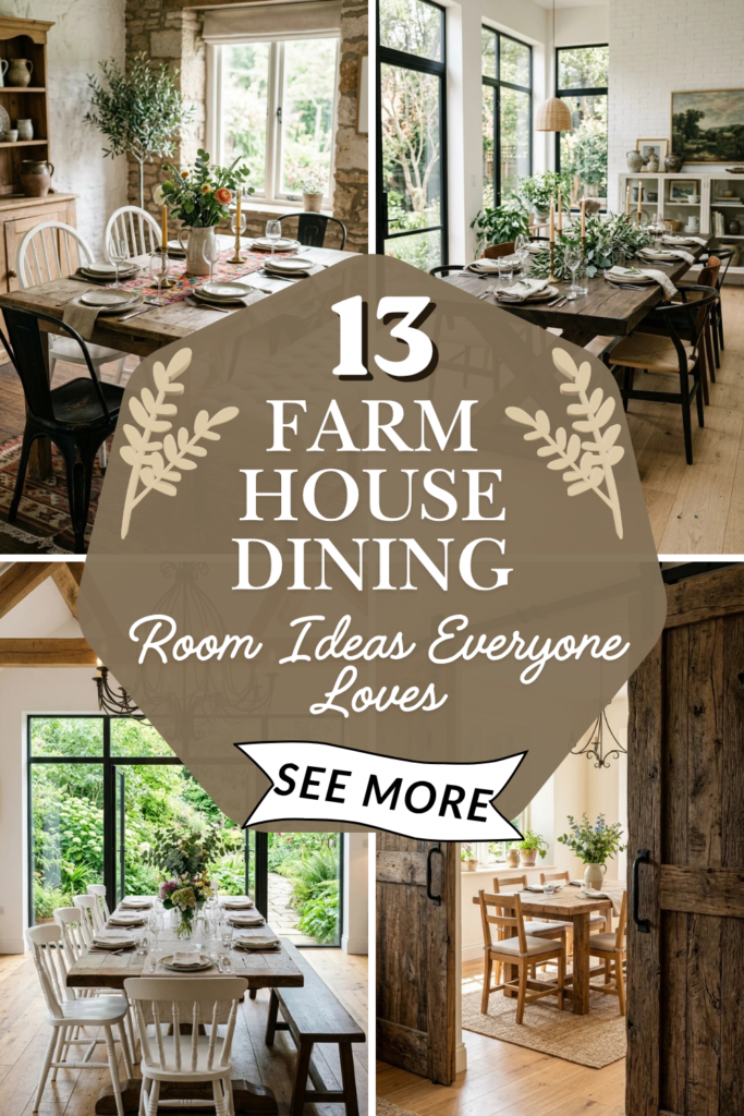 13 Farmhouse Dining Room Ideas Everyone Loves