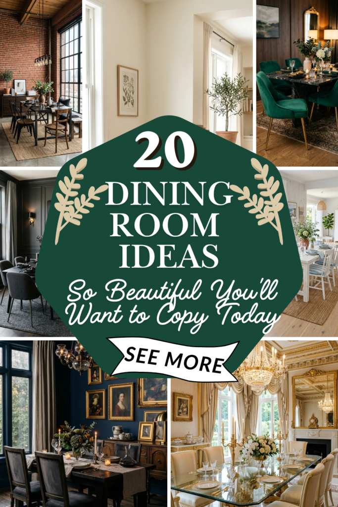 20 Dining Room Ideas So Beautiful You’ll Want to Copy Today