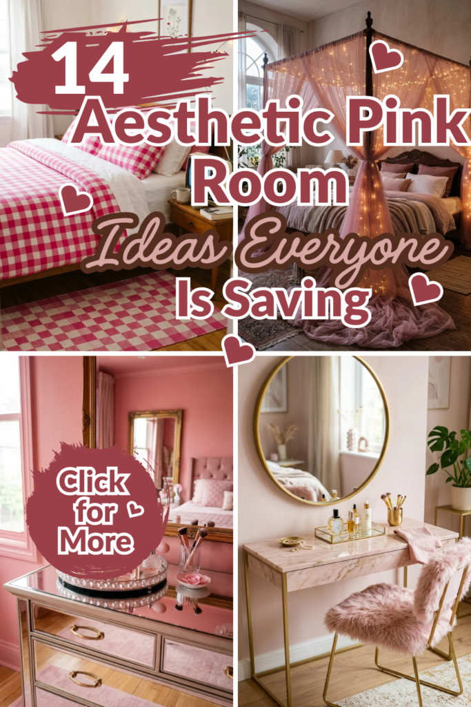 14 Aesthetic Pink Room Ideas Everyone Is Saving