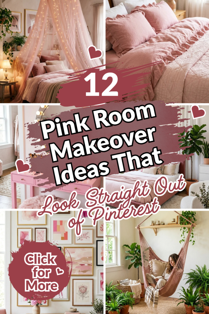12 Pink Room Makeover Ideas That Look Straight Out of Pinterest