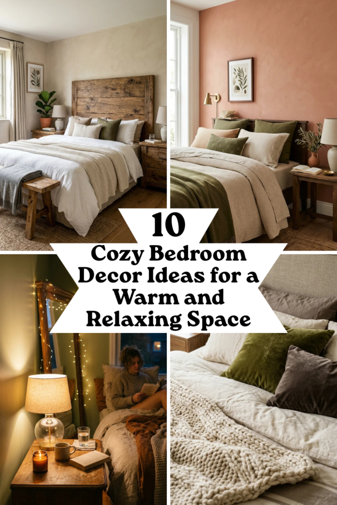 10 Cozy Bedroom Decor Ideas for a Warm and Relaxing Space