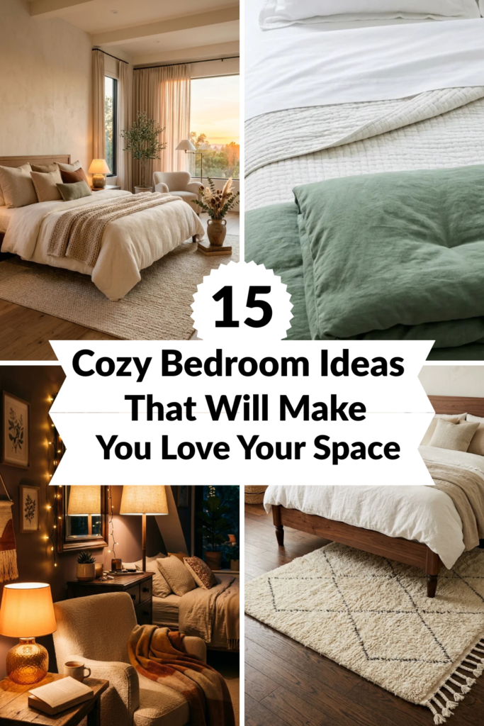 15 Cozy Bedroom Ideas That Will Make You Love Your Space