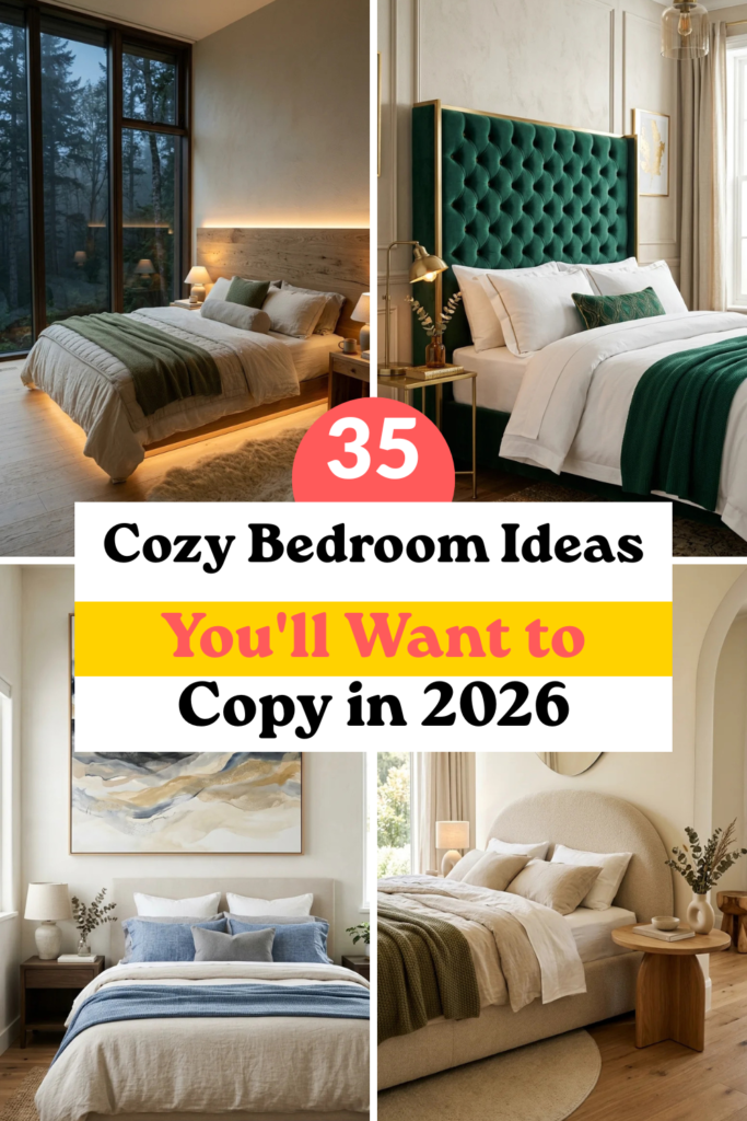 35 Cozy Bedroom Ideas You’ll Want to Copy in 2026