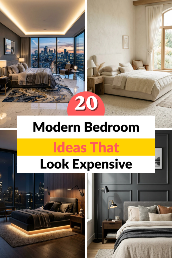 20 Modern Bedroom Ideas That Look Expensive