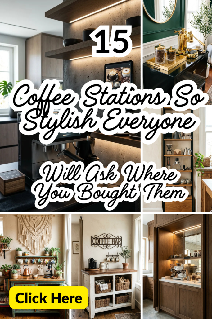 15 Coffee Stations So Stylish Everyone Will Ask Where You Bought Them