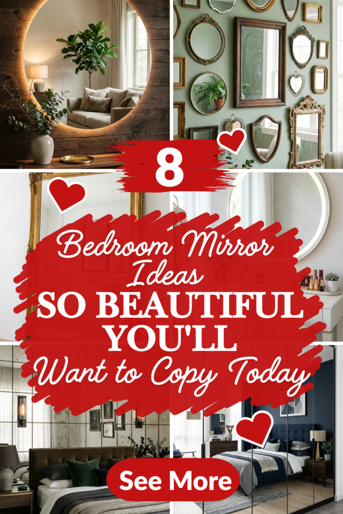 8 Bedroom Mirror Ideas So Beautiful You’ll Want to Copy Today