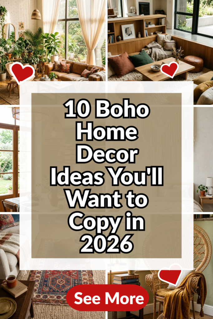 10 Boho Home Decor Ideas You’ll Want to Copy in 2026